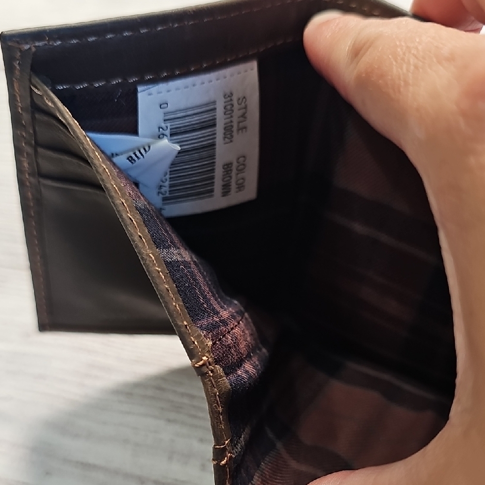 Columbia Dark Brown Leather Wallet - Picture 7 of 11
